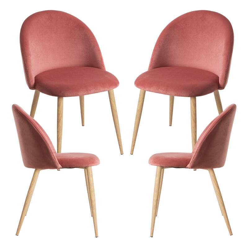 

Packs Sillas Comedor - Pack 4 Sillas Vint Terciopelo - Rosa