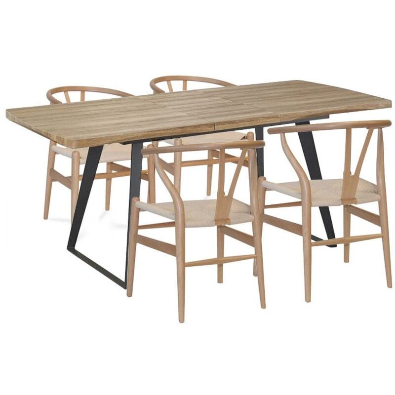 

Vmohome - PACK 4 SILLAS WISHGREY + MESA ANCHO: X LARGO: X ALTO: