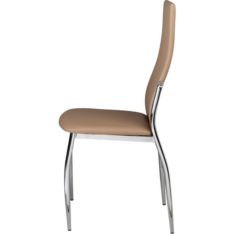 

Silla Comedor Pack de 4 Sillas de Comedor India Diseño Clásico 51x51x77 cm