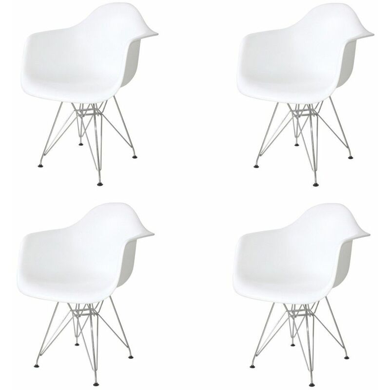 

Pack 4 Sillones Tower Chrome B Ancho: 62 Cm X Largo: 61 Cm X Alto: Total: 80 Cm |