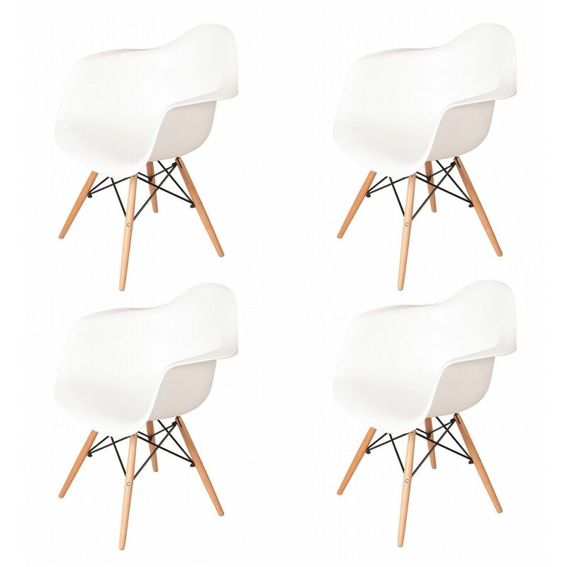 

Pack 4 Sillones Tower Wood Bla Ancho: 62 Cm X Largo: 62 Cm X Alto: Total: 78 Cm |