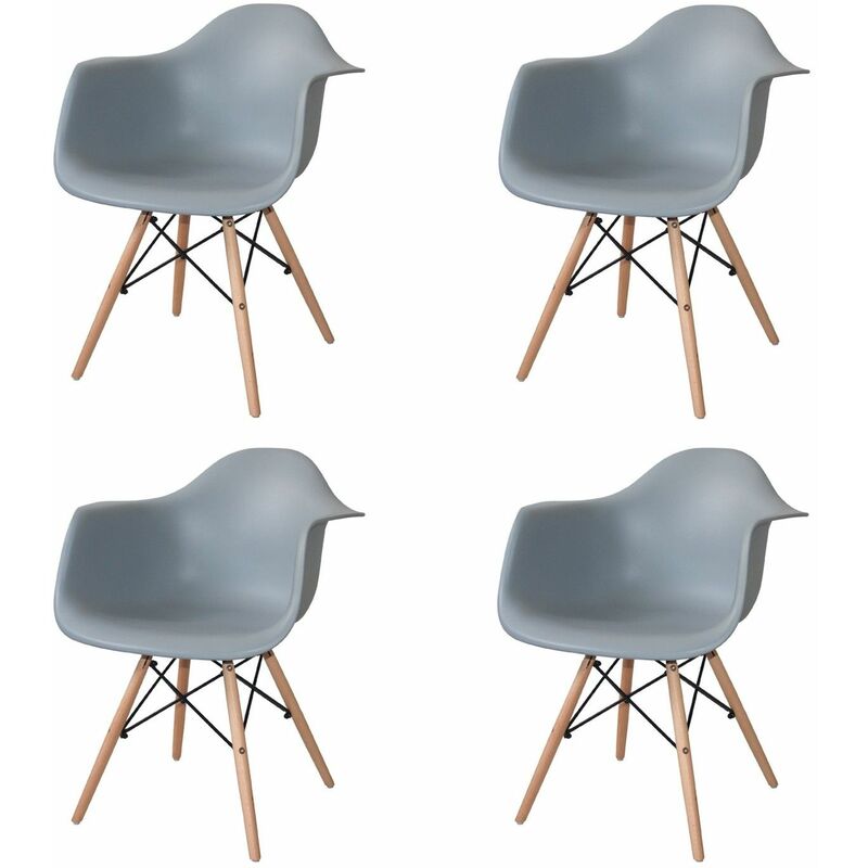 

Pack 4 Sillones Tower Wood Gri Ancho: 62 Cm X Largo: 62 Cm X Alto: Total: 78 Cm |