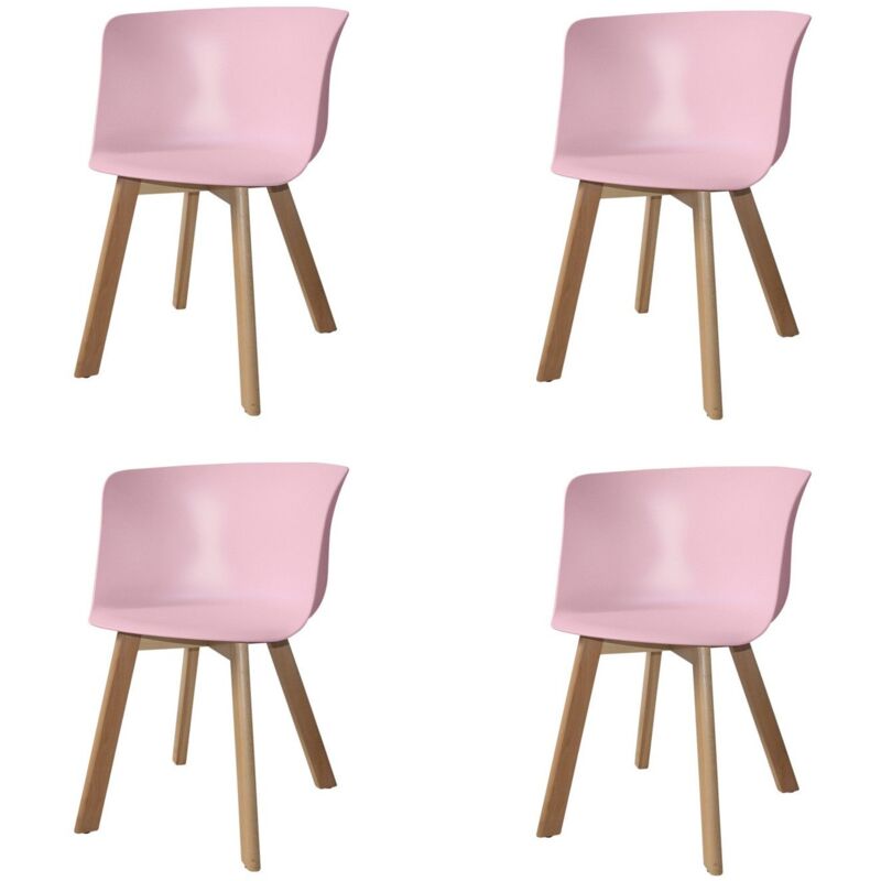 

Pack 4 Sillones Winter Wood Ro Ancho: 56 Cm X Largo: 55 Cm X Alto: 74,5 Cm | Altu
