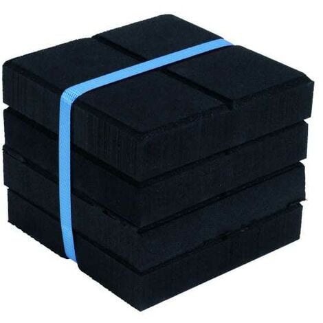 Pack 4 supports anti-vibrations recyclé 150x150x25 mm
