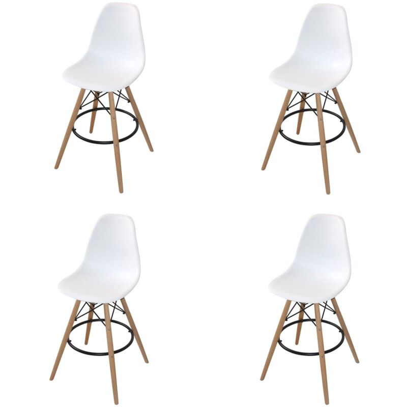 

Pack 4 Taburetes Tower Wood Bl Ancho: 55 Cm X Largo: 52 Cm X Alto: 108 Cm | Altur