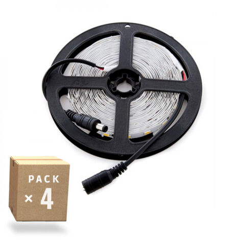Pack 4 Tiras LED 72W 3970Lm 3000ºK 300 X SMD5050 12VDC x5M 40.000H [PL219009WW-PK4-AP]