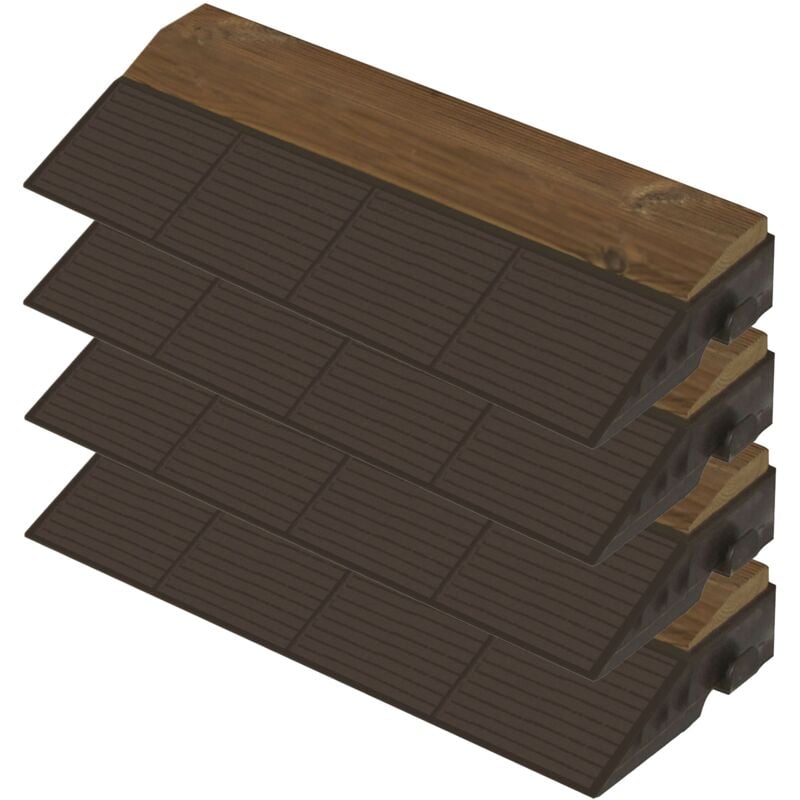 Pack 4 x 39x20,5x6 cm Finition fini en bois fini en bois Combi-Wood Fini - Bois