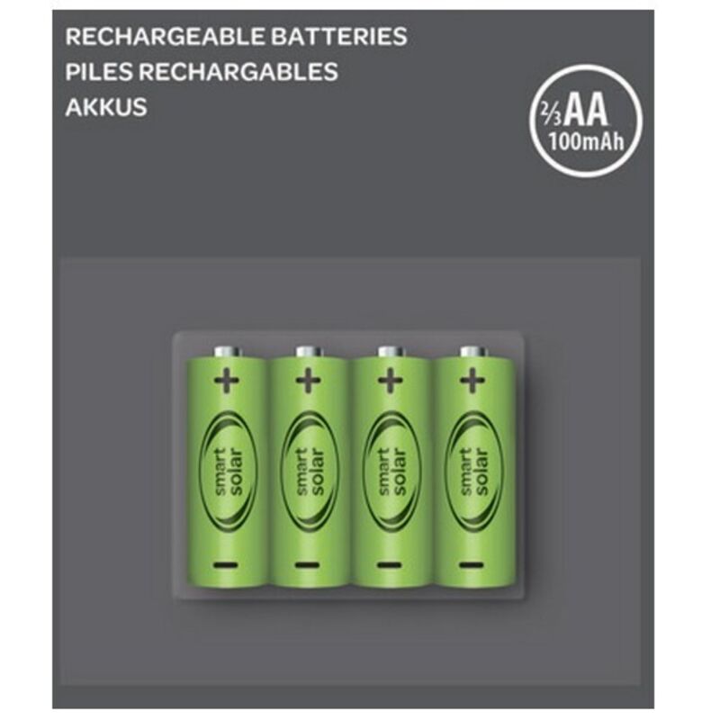 Pack 4 x batterie rechargeable 1,2 V NiMh 2/3 AA 200 mAh Pack 4 x batterie rechargeable 1,2 V NiMh 2/3 AA 200 mAh