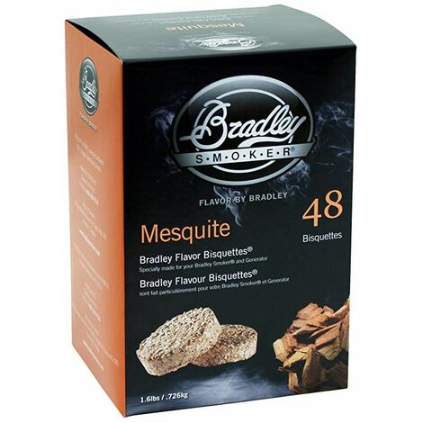 Pack 48 Bisquettes de fumage Bradley Smoker - Mesquite