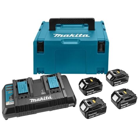 PACK 4xBL1840 DC18RD MAKPAC MAKITA 197156-9