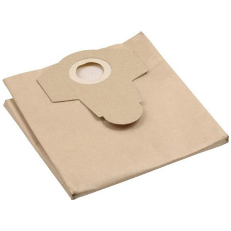 Confezione da 5 sacchetti per aspirapolvere 15lt power90100 powerplus