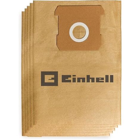 Pack 5 Bolsas Papel 12L para Aspirador EINHELL