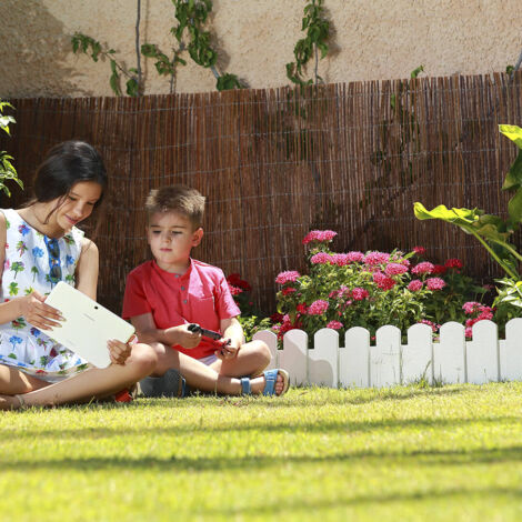 PACK 5 BORDOS TABLA CLICKBORDER LOP 40X20CM BLANCO NORTENE