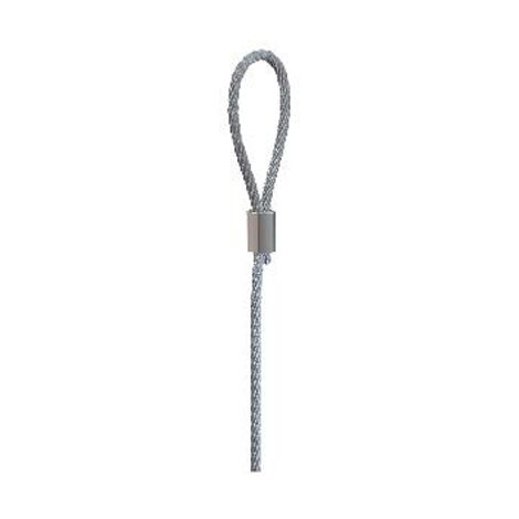 Pack 5 câbles acier 150 cm à oeillet 1,8mm - Accrochage Tableau Artiteq