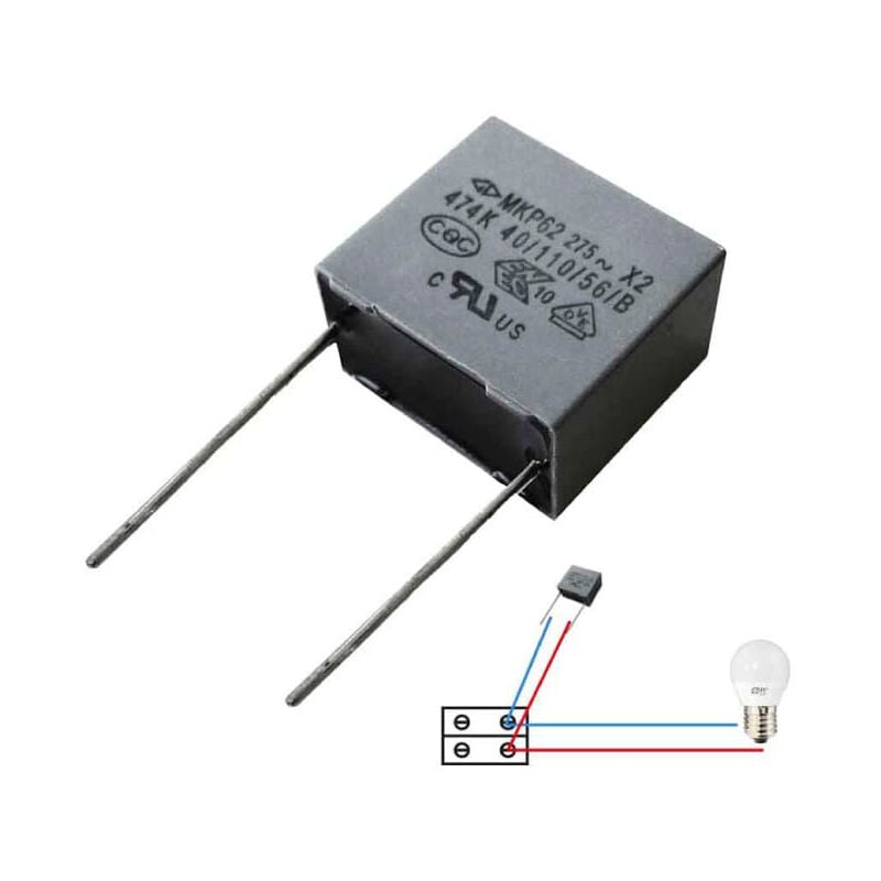 

EDM Pack 5 condensador para bombilla led edm