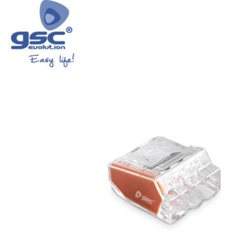 Pack 5 Connecteur épissure 3 voies 0,5-2,5 mm Orange GSC 001105518