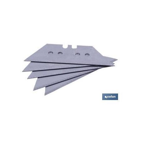 PACK 5 CUCHILLAS TRAPEZOIDALES 60MM - COFAN