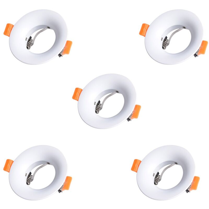 

Wonderlamp - Pack 5 Empotrables Basic II Redondos (blanco)