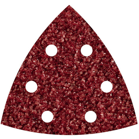Pack 5 Feuilles Abrasives Adhesives Corindon, Grain 40 Delta 95mm 1850000  - Wolfcraft