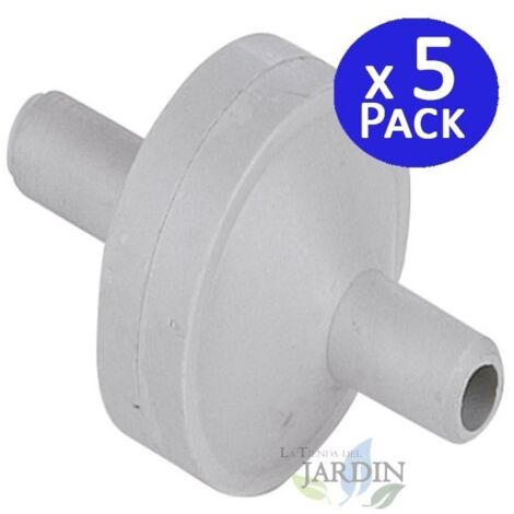 Pack 5 Filtro de agua de acero inoxidable 10 mm ideal para sistemas de riego y agua