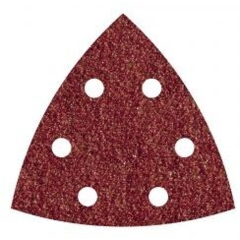 PACK 5 HOJAS ABRASIVAS ADHESIVAS CORINDÓN, GRANO 120 DELTA 95mm 1853000 WOLFCRAFT