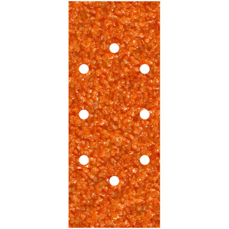 Pack 5 hojas de lija de corindón grano 40 perforadas oval 93x230mm 1971000 wolfcraft