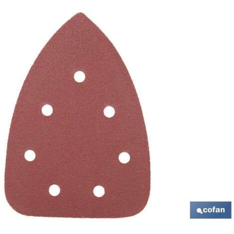 Pack 5 hojas de lijado para lijadora Mouse 100 x 140 mm G 180