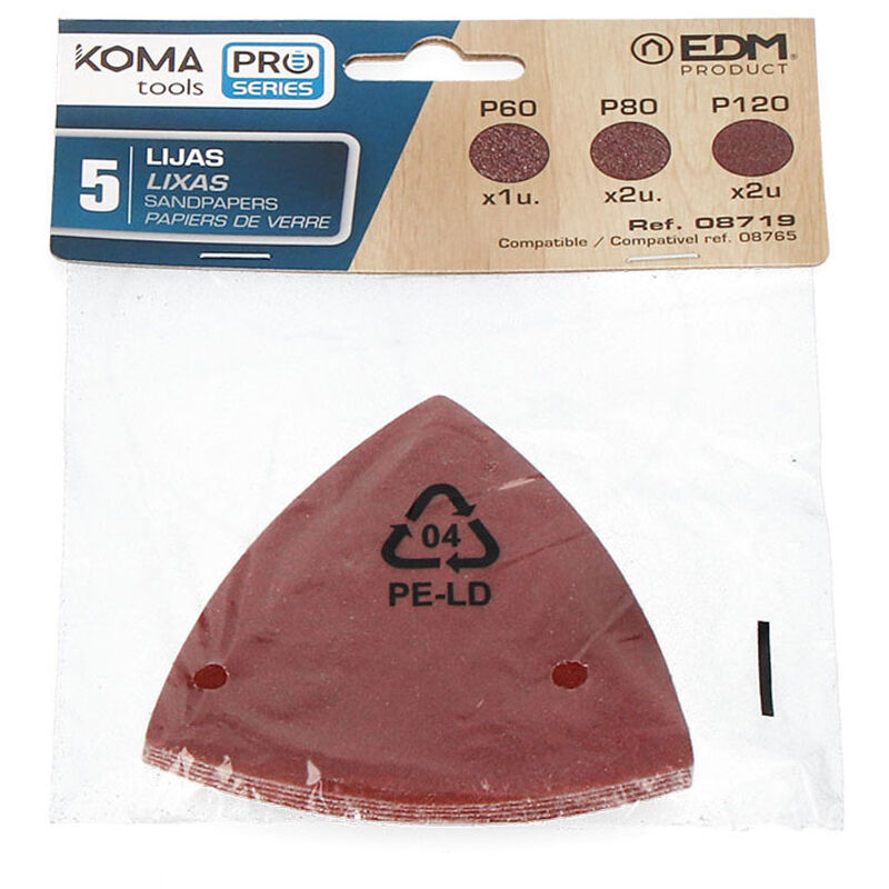 

Pack 5 lijas para 08765 - Koma Tools