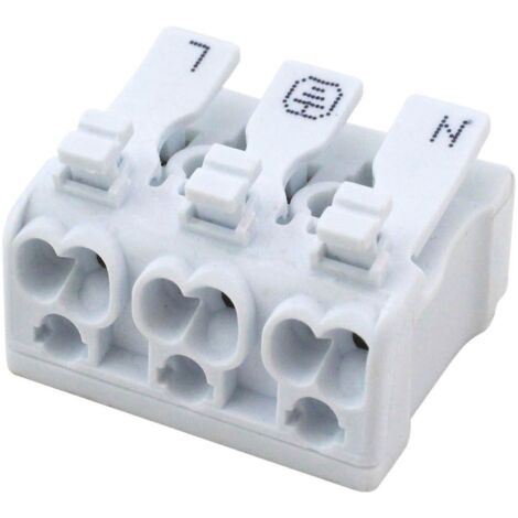 Pack 5 Terminal conexion 3 polos 0.5-2.5mm GSC 001105525