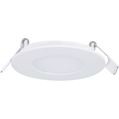 PACK 5 X FOCOS EMPOTRABLE LED 4W CIRCULAR 3000K BLANCO BAÑO IP44