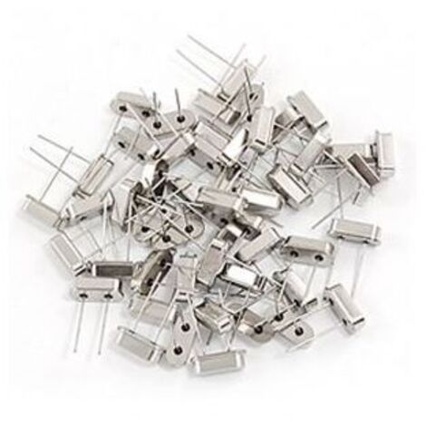 Pack 50 cristales de quarzo oscilador, 10 valores diferentes de 6mhz a 40mhz encapsulado hc49s