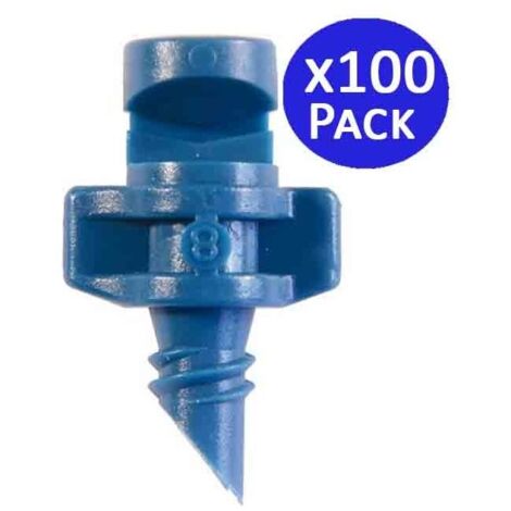 Pack 50 Microdifusor de Riego Jet 90º Azul - Riego de Precisión