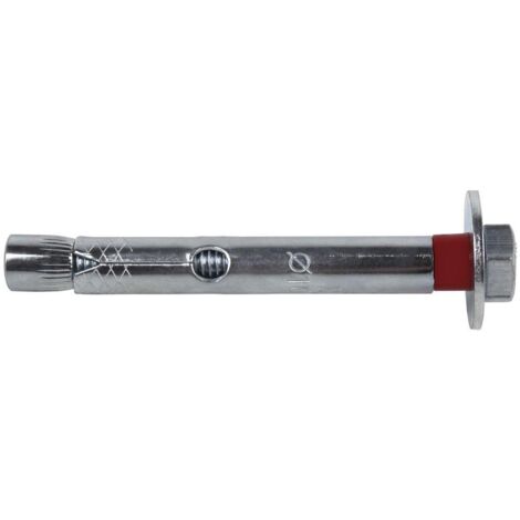 Pack 50 unidades anclaje metálico tornillo hexagonal 10/14x70