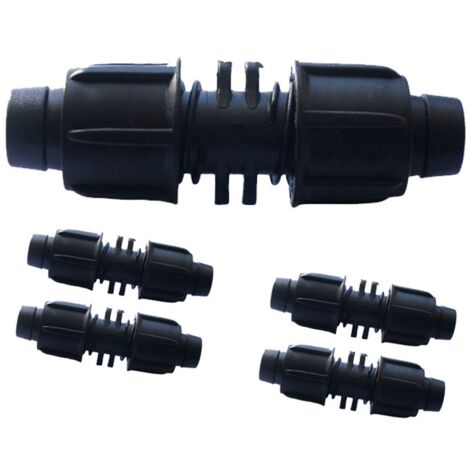 Pack 50 Unión para Cinta de Riego por goteo 16mm. Manguito para conectar dos cintas de riego