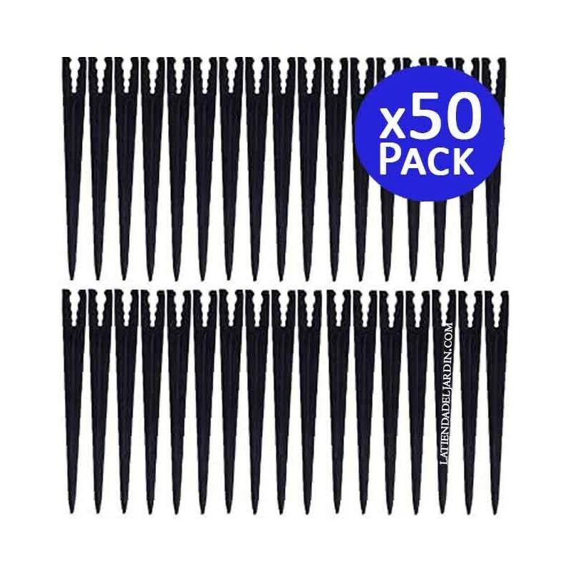 Pack 50 x Support microtube pour tubes irrigation de 3 à 7 mm