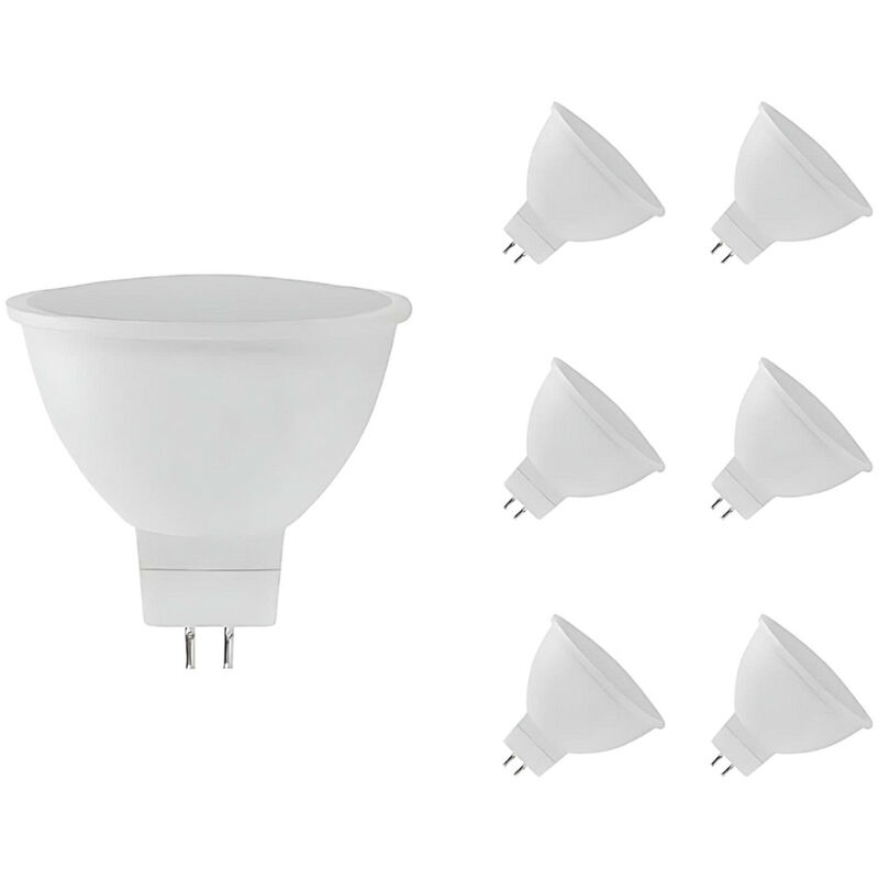 

Pack 6 Bombillas LED GU5.3 Spotlight 8W Equi.60W 700lm Raydan Home Temperatura - 6000K