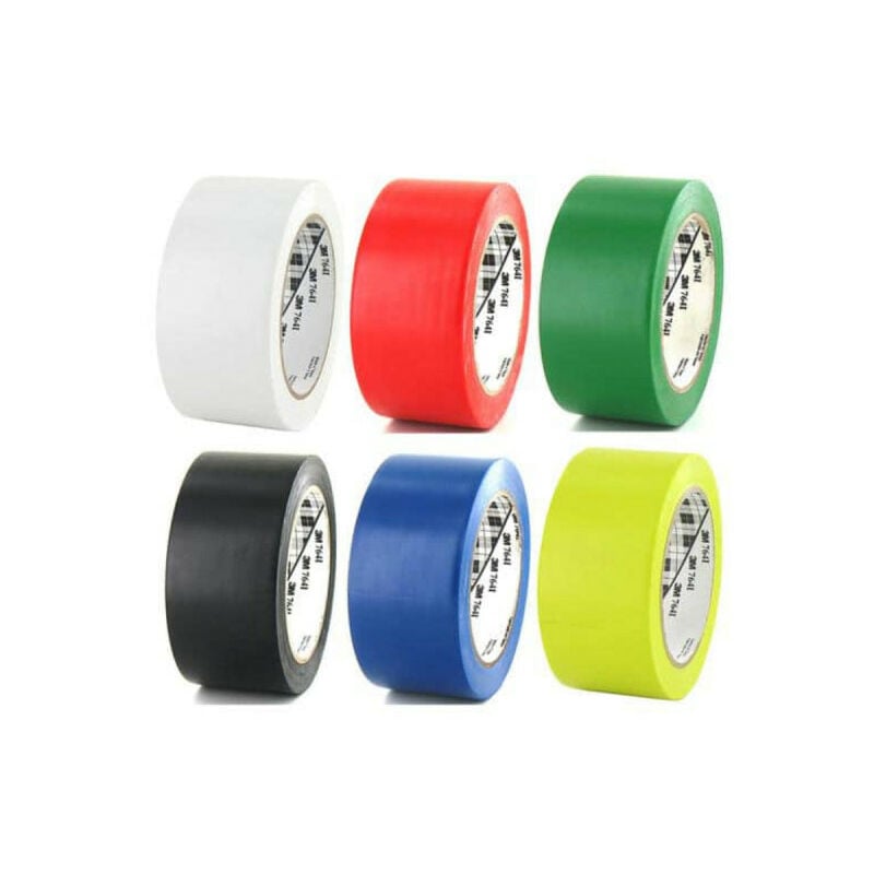 3M - Pack 6 couleurs de rubans adhésifs 50mm