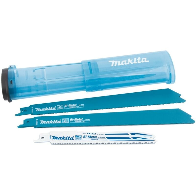 Makita - Pack 6 lames metal pour scie sabre recipro B-44448