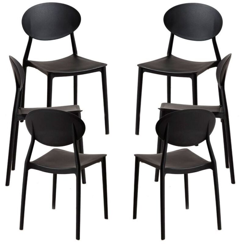 

Packs Sillas Jardín - Pack 6 Sillas Bután - Negro
