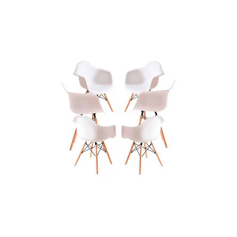 

Packs Sillas Comedor - Pack 6 Sillas Dau - Blanco