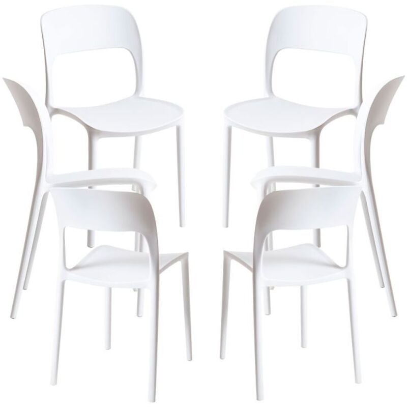 

Packs Sillas Jardín - Pack 6 Sillas Inis - Blanco