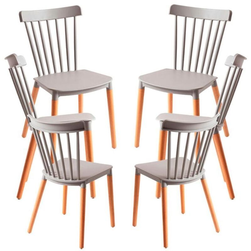 

Packs Sillas Comedor - Pack 6 Sillas Leka - Gris