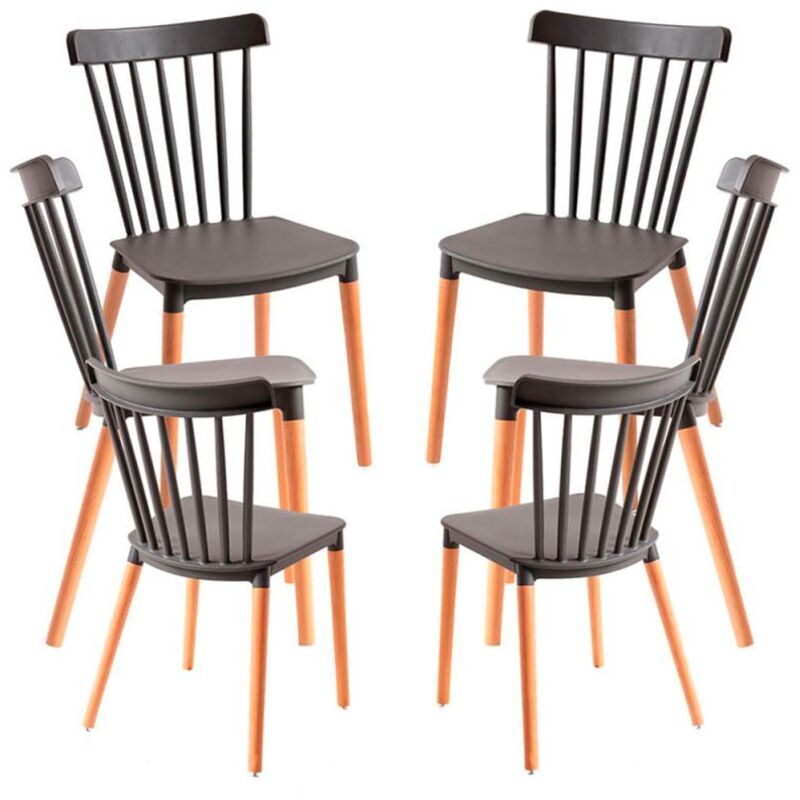

Regalos Miguel - Packs Sillas Comedor - Pack 6 Sillas Leka - Gris oscuro
