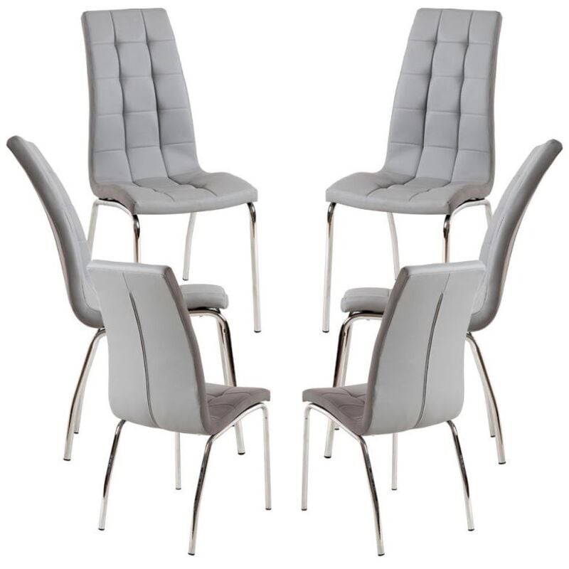 

Packs Sillas Comedor - Pack 6 Sillas Liam - Gris claro