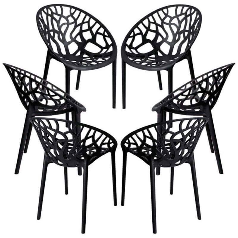

Regalos Miguel - Packs Sillas Jardín - Pack 6 Sillas Nido - Negro