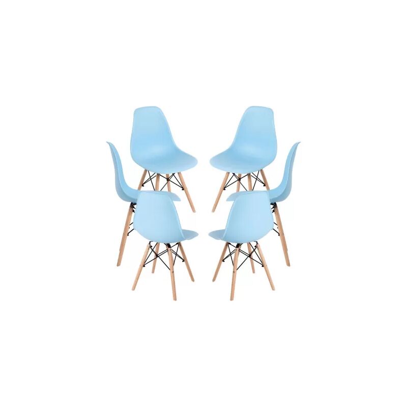 

Packs Sillas Comedor - Pack 6 Sillas Tower Basic - Azul claro