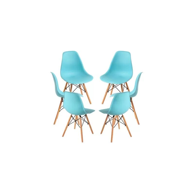 

Packs Sillas Comedor - Pack 6 Sillas Tower Basic - Turquesa