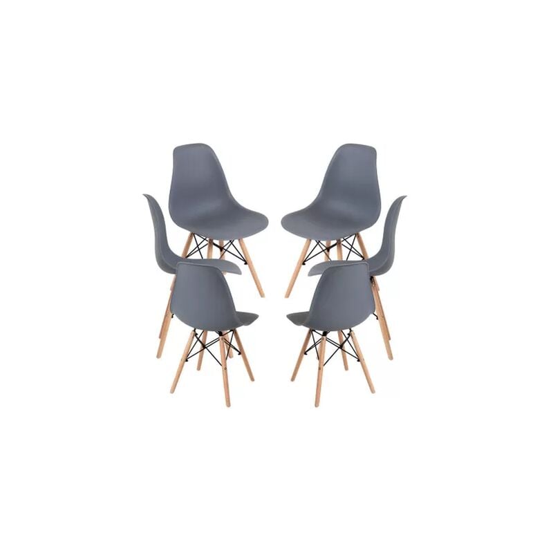 

Packs Sillas Comedor - Pack 6 Sillas Tower Basic - Gris oscuro