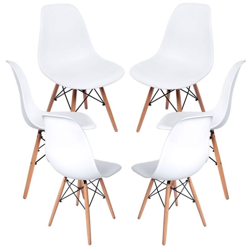

Packs Sillas Comedor - Pack 6 Sillas Tower Pro - Blanco