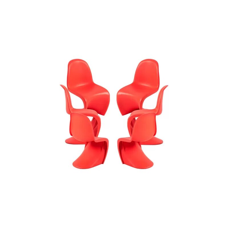 

Packs Sillas Jardín - Pack 6 Sillas Venus - Rojo